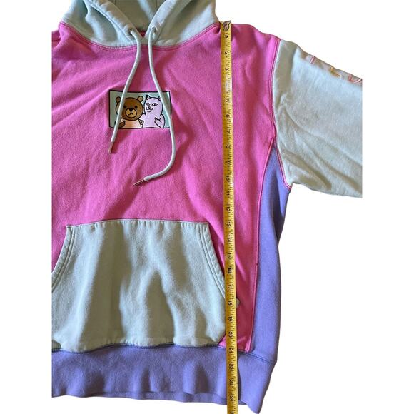 Teddy Fresh X Care Bears M Pink Long Sleeve Pullover Hoodie Rip N Dip Embroidery - Picture 6 of 8